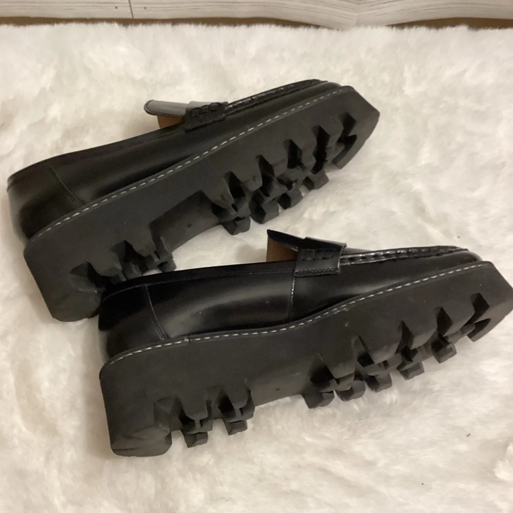 Women’s H&M Y2K Fashionable Chunky Loafers Size 8.5 - Picture 6 of 9